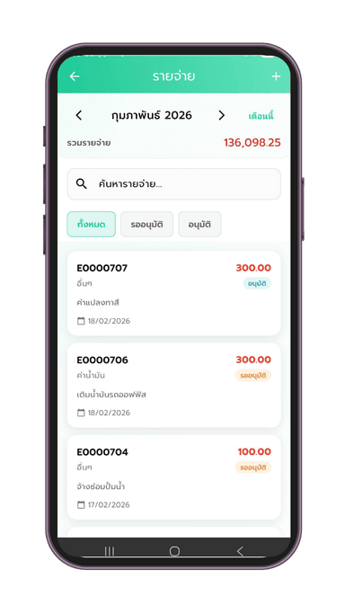รายงานรายรับรายจ่าย